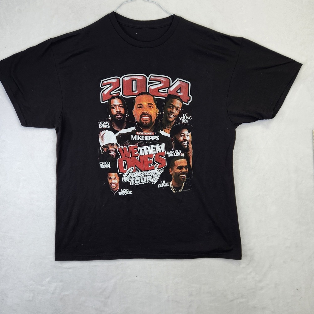 Mike Epps We Them Ones Comedy Tour 2024 Black T Shirt Mens